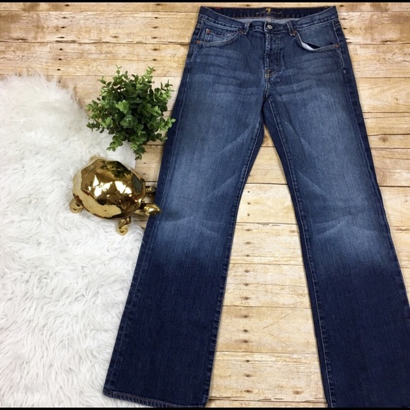 7 For All Mankind Other - 7 For All Mankind Whiskered Relaxed Fit Jeans